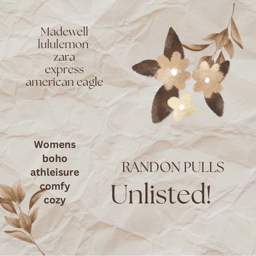 UNLISTED WOMENS 1-30